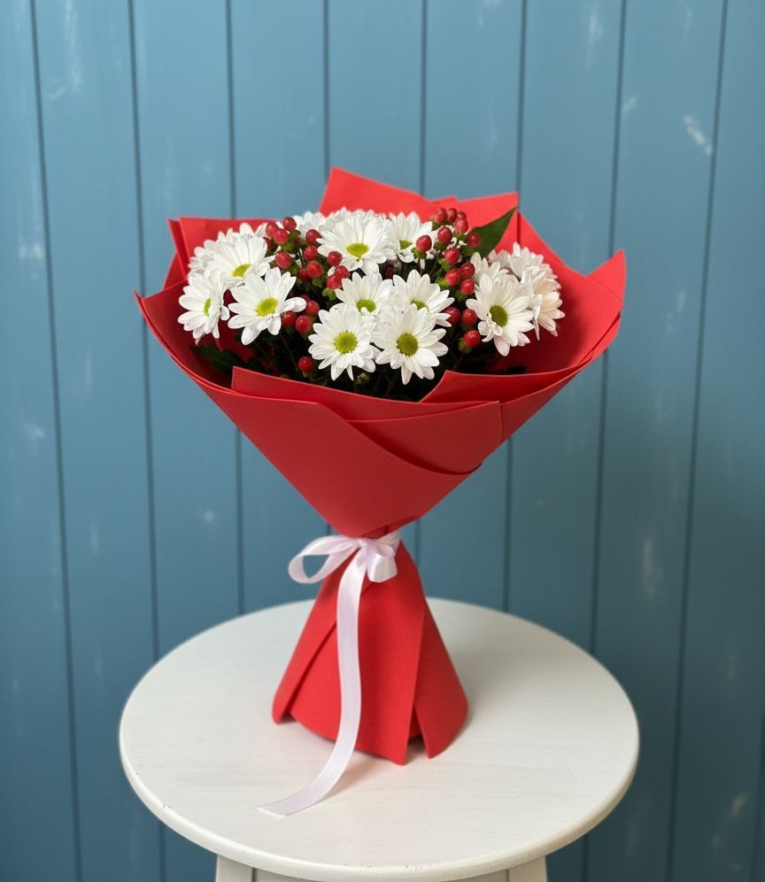 Букет цветов из: Хризантемы в Коренево