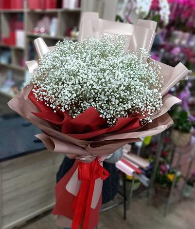 Букет цветов из: Гипсофила в Коренево