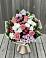 Букет цветов из: Альстромерии, Гвоздики, Розы и Хризантемы в Коренево