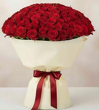 Букет 101 Красная роза Милано в Коренево