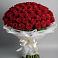 Букет 101 Красная роза Блэк Мэджик в Коренево