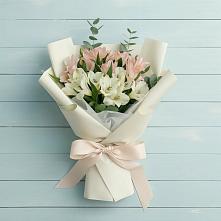 Букет цветов из:  Альстромерии #REPLACE_PRED# Коренево