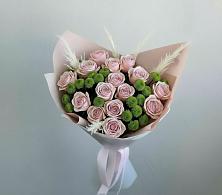 Букет цветов из:  Розы и Хризантемы в Коренево