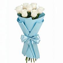 Букет 7 белых роз Проуд #REPLACE_PRED# Коренево