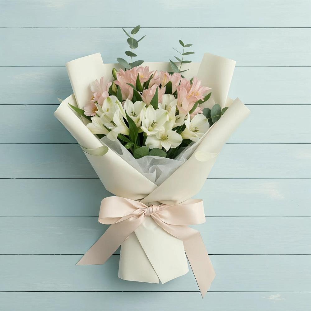 Букет цветов из: Альстромерии в Коренево