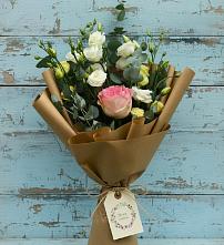 Букет цветов из:  Розы и Лизиантусы #REPLACE_PRED# Коренево