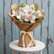 Букет цветов из:  Орхидеи и Розы в Коренево